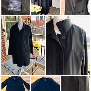 Lands Ends RainCoat w Liner